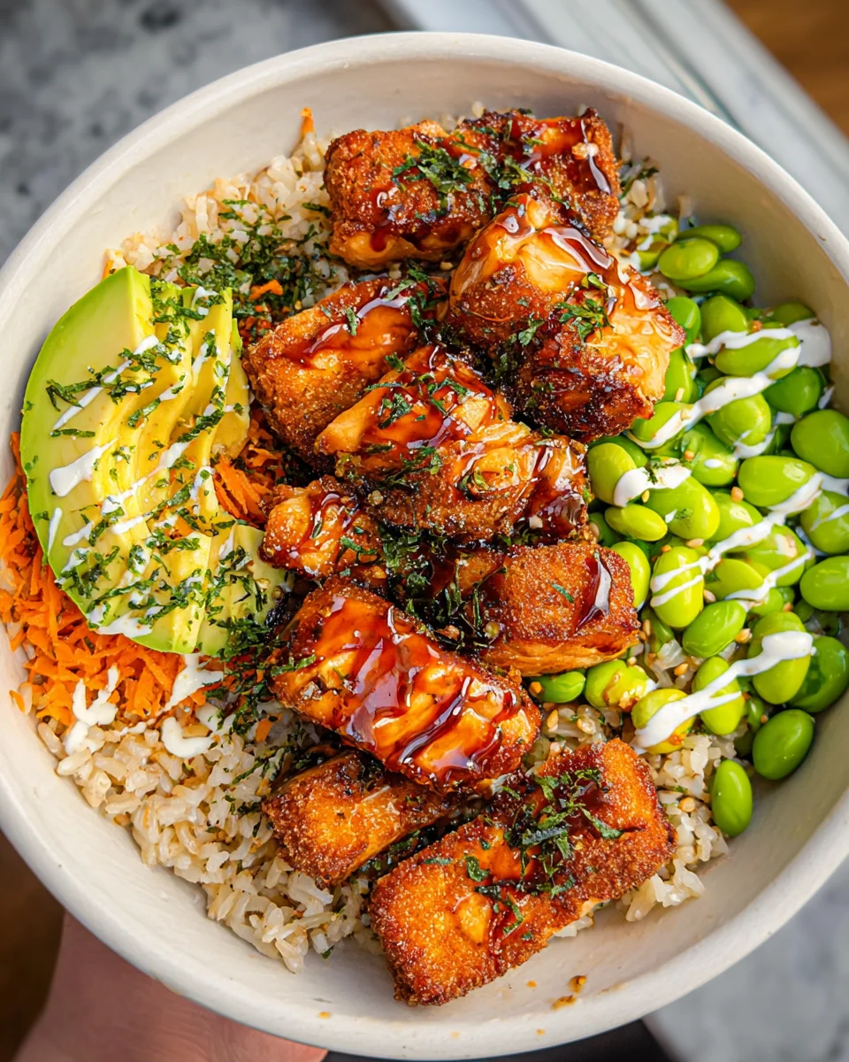 Salmon Teriyaki Bowl Salmon