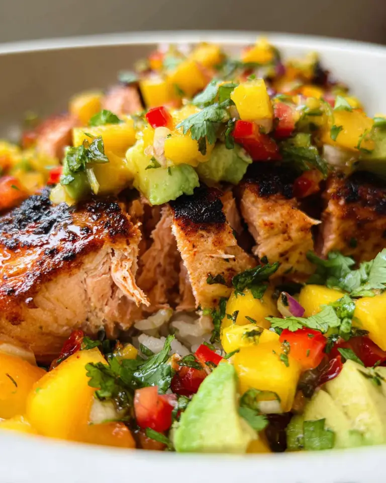 Salmon With Mango Salsa