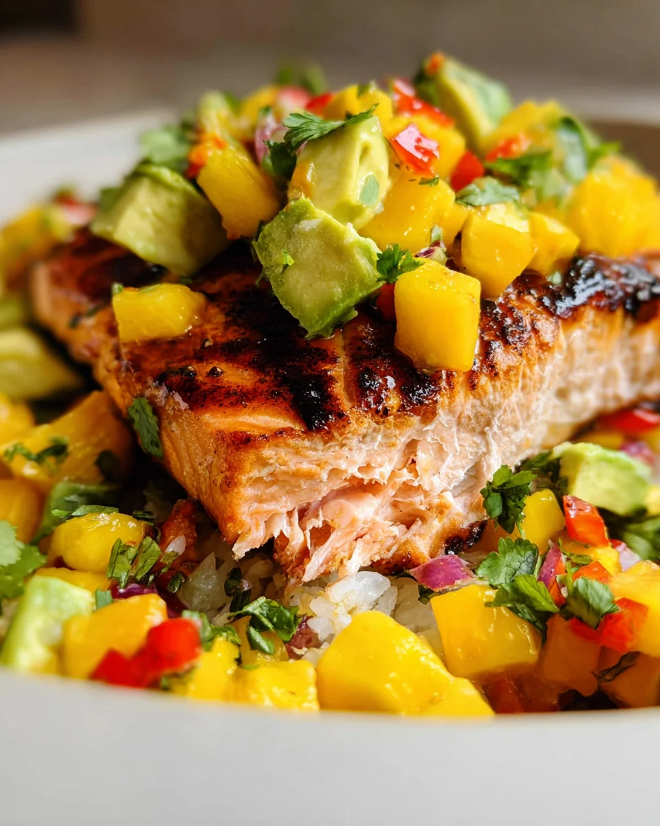 Salmon With Mango Salsa Salmon