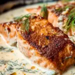 Salmon with Lemon Cream Sauce Salmon with Lemon Cream Sauce