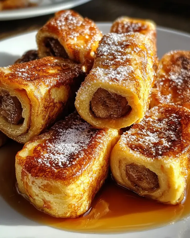 Sausage French Toast Roll-Ups Recipe