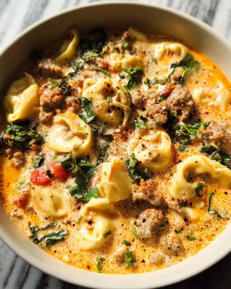 Sausage Tortellini Soup