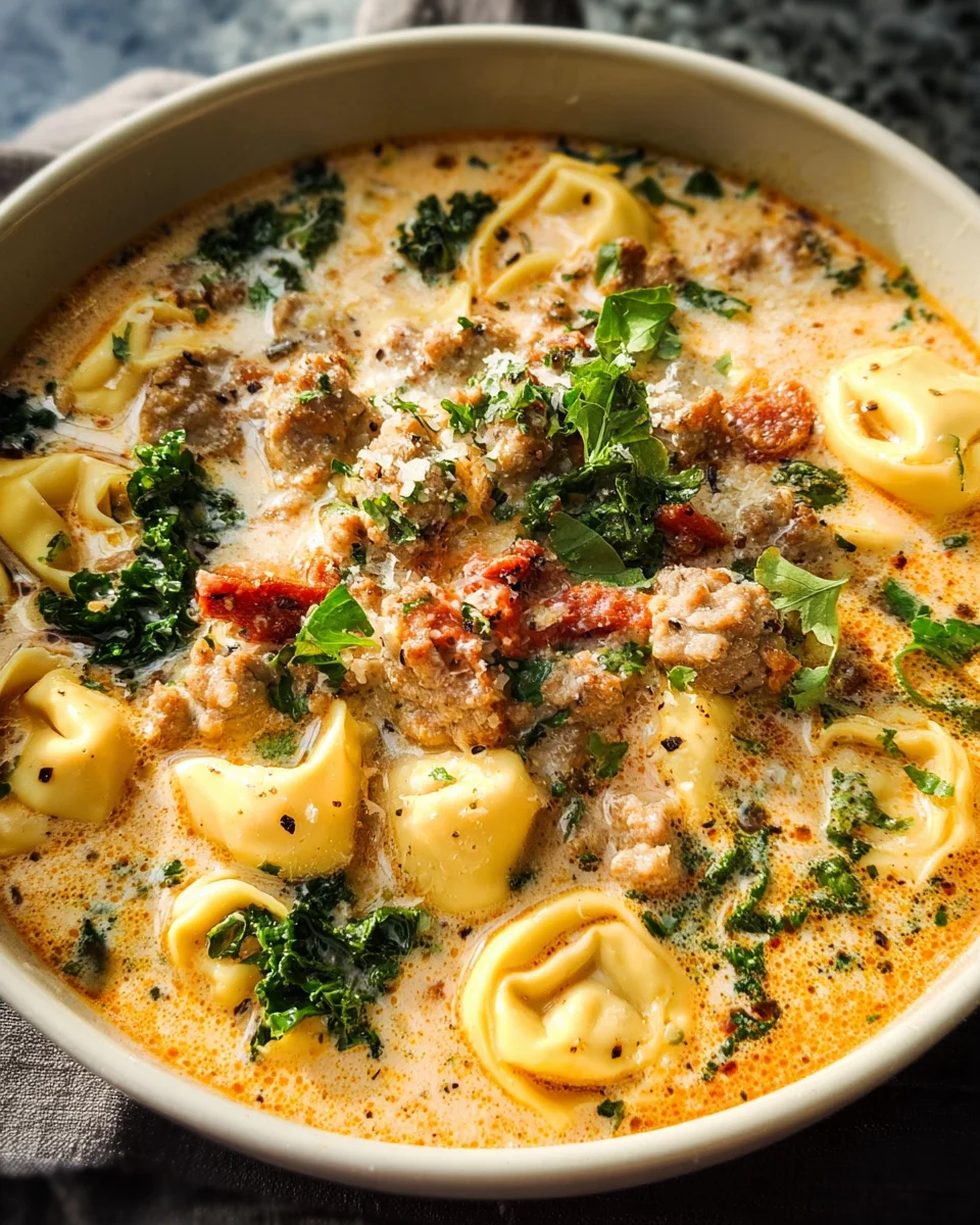Sausage Tortellini Soup Sausage