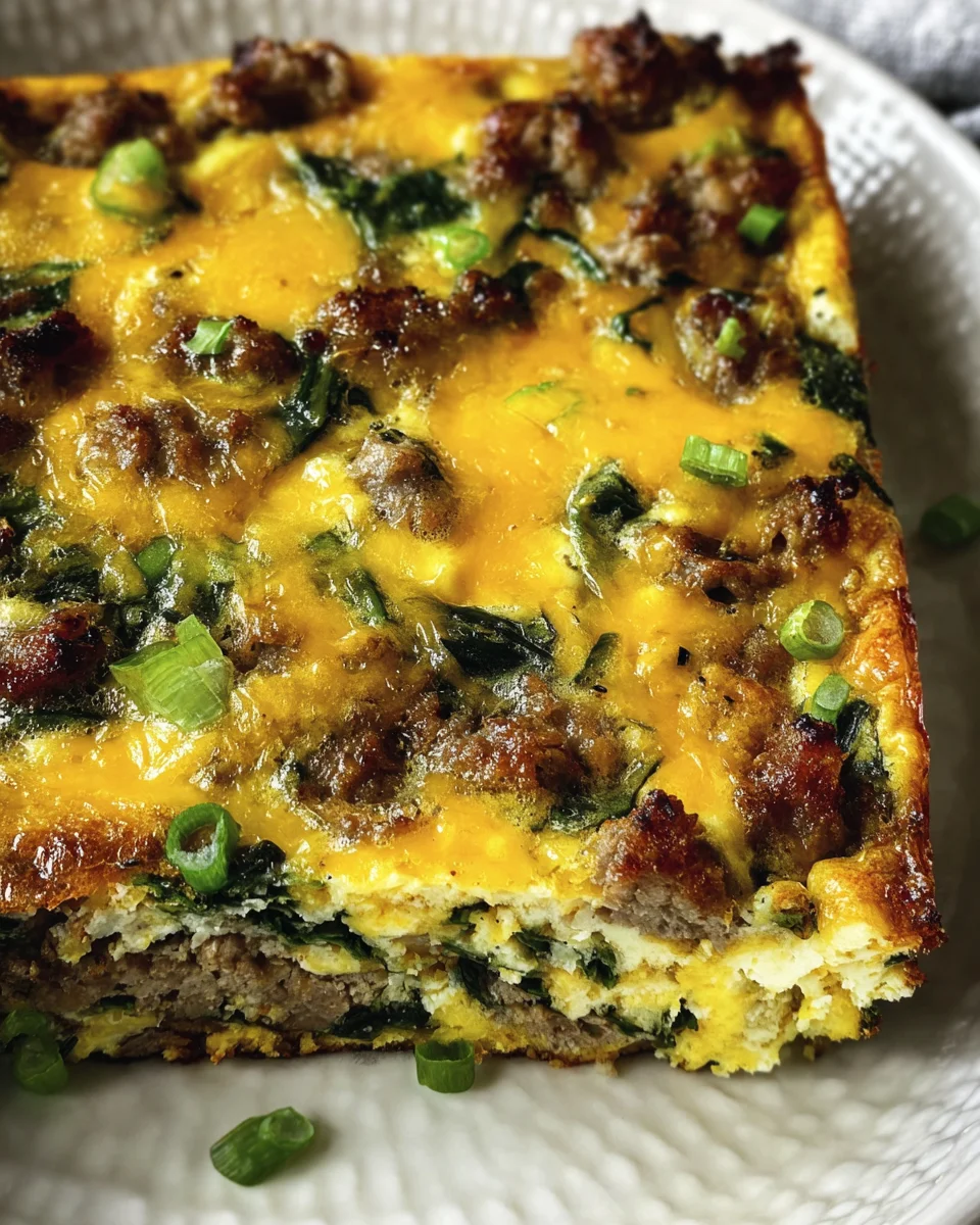 Sausage & Egg Keto Breakfast Casserole Sausage & Egg Keto Breakfast Casserole