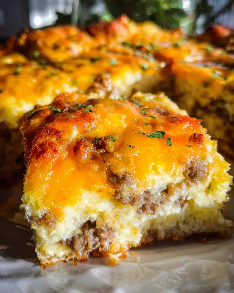 Savory Breakfast Sausage and Cheese Casserole Recipe