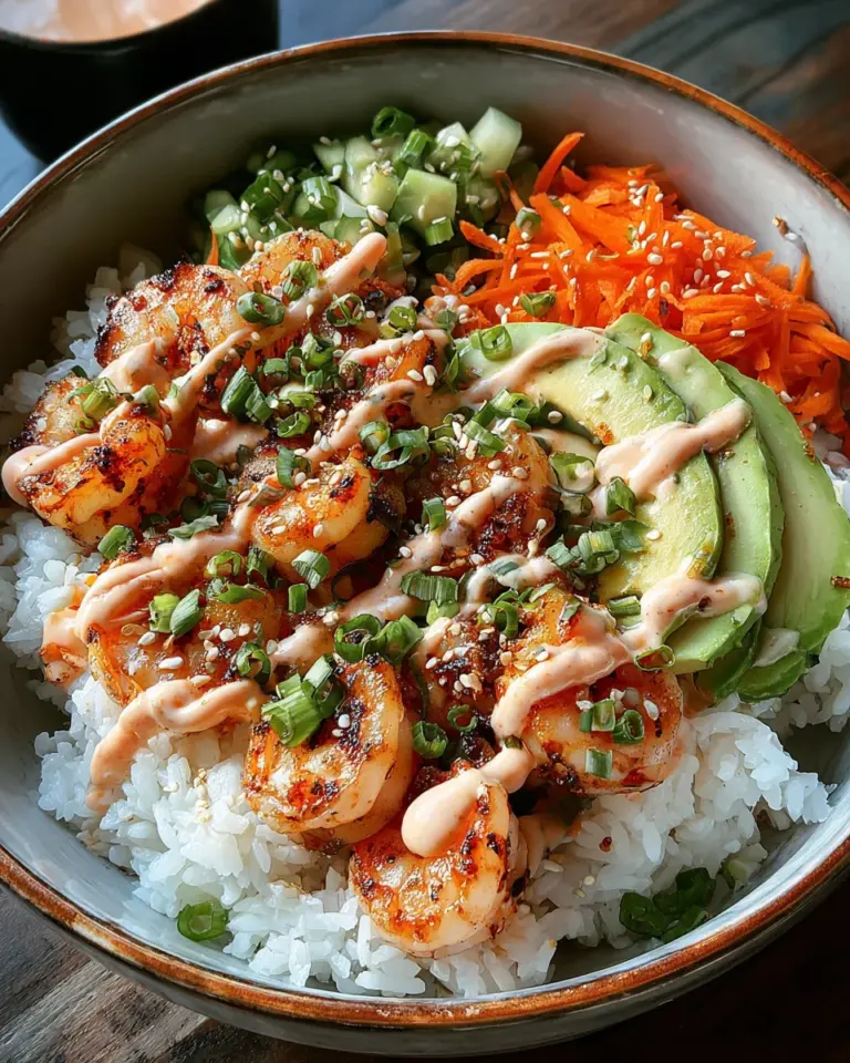 Shrimp Rice Bowls with Spicy Mayo