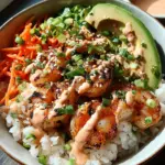 Shrimp Rice Bowls with Spicy Mayo Shrimp Rice Bowls with Spicy Mayo