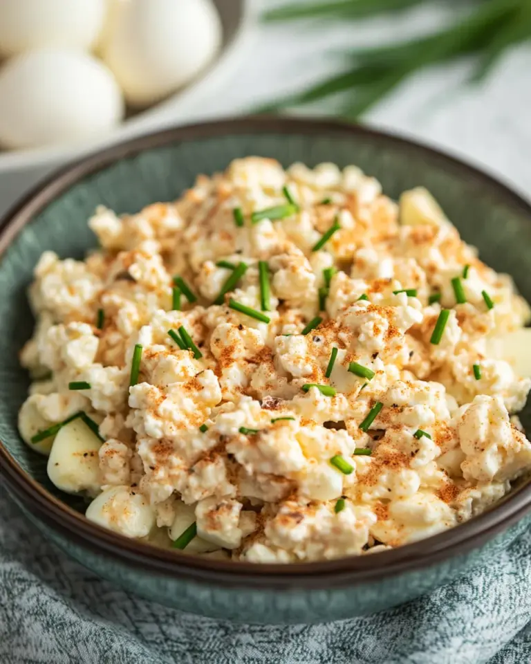 Simple Cottage Cheese Egg Salad