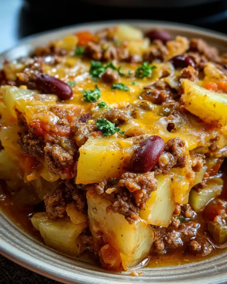 Slow Cooker Cowboy Casserole