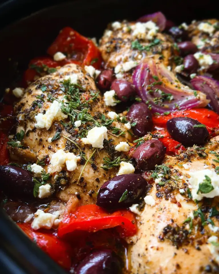 Slow Cooker Greek Chicken