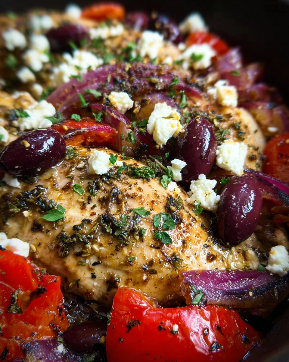 Slow Cooker Greek Chicken Slow