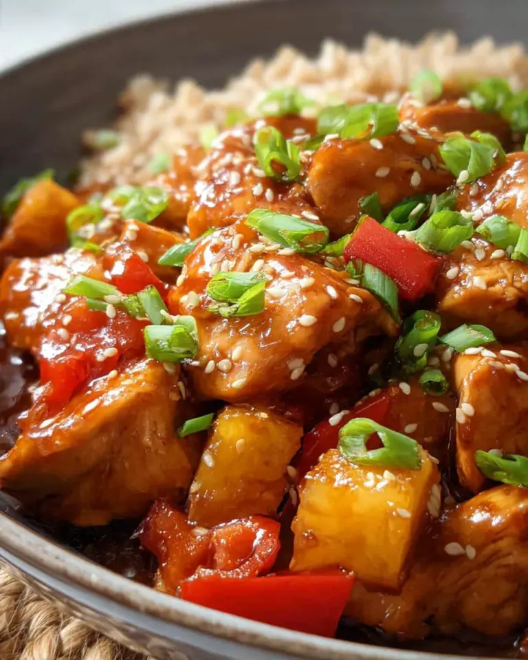 Slow Cooker Sweet Hawaiian Chicken