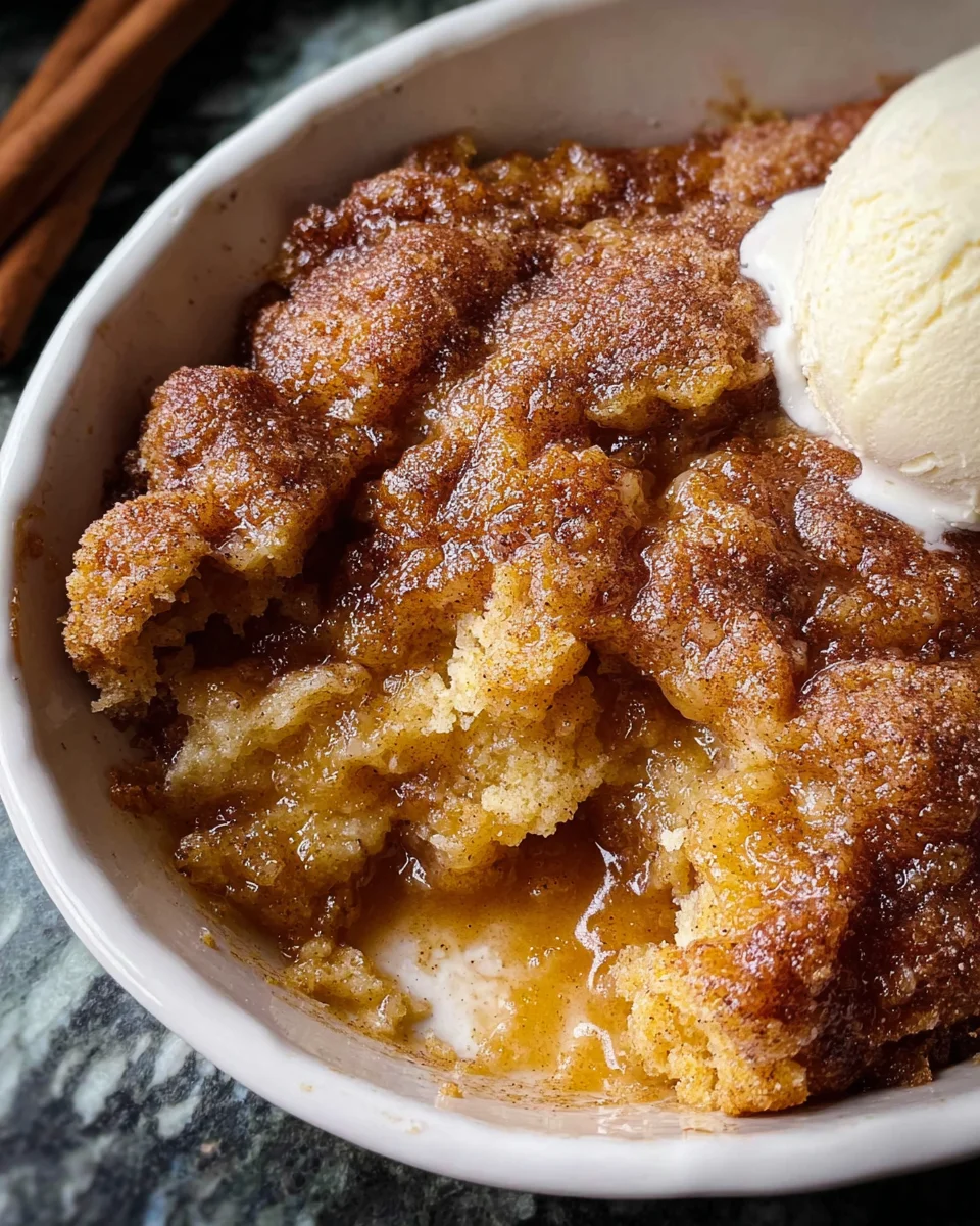 Snickerdoodle Cobbler Snickerdoodle