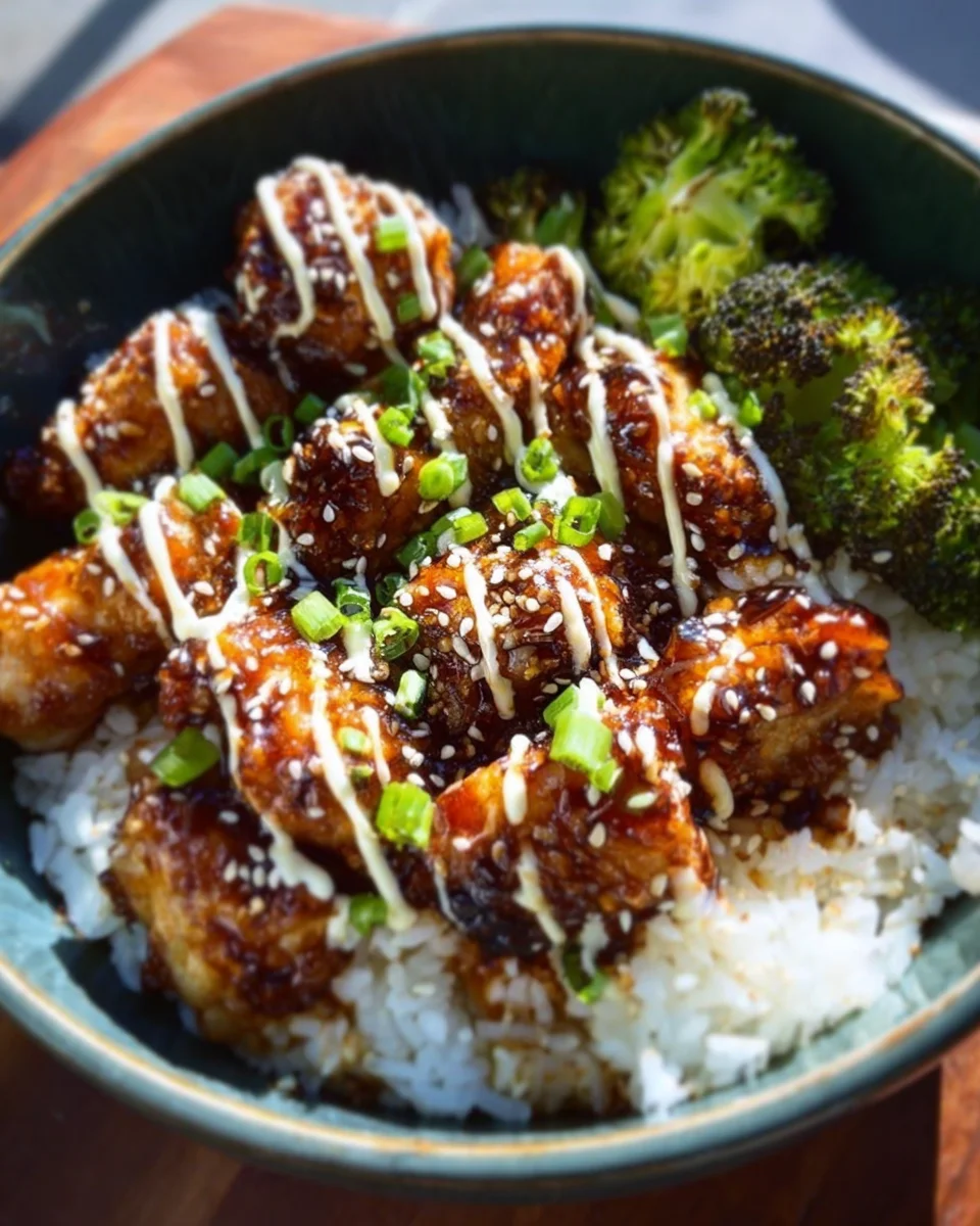 Sticky Chicken Rice Bowls Sticky