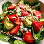 Strawberry Avocado Spinach Salad with Poppyseed Dressing Strawberry Avocado Spinach Salad with Poppyseed Dressing