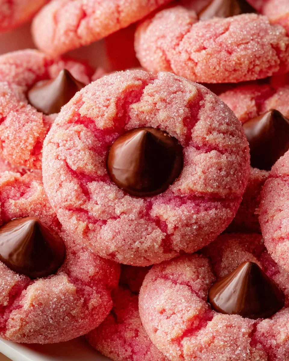 Strawberry Kiss Cookies