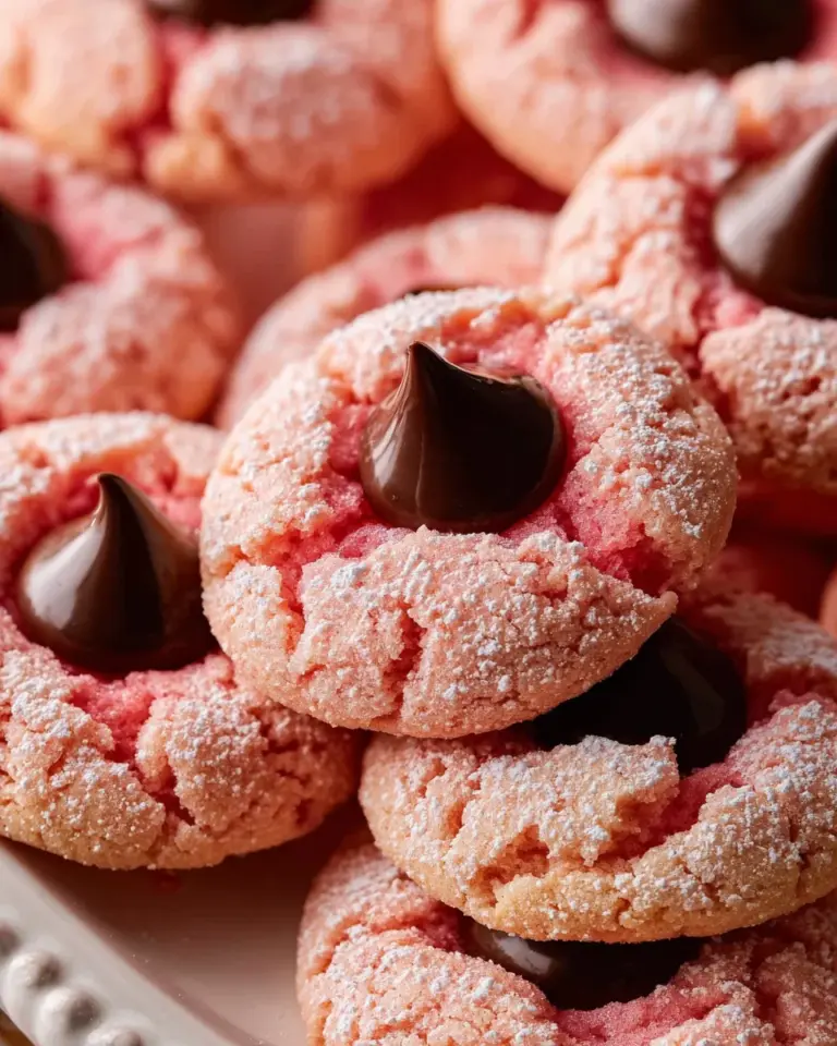 Strawberry Kiss Cookies Recipe