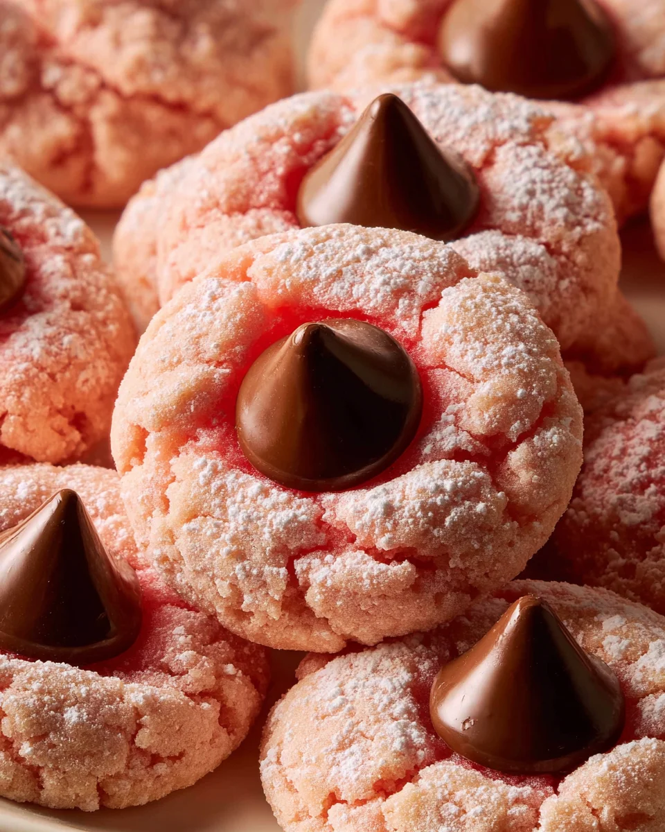 Strawberry Kiss Cookies Recipe Strawberry