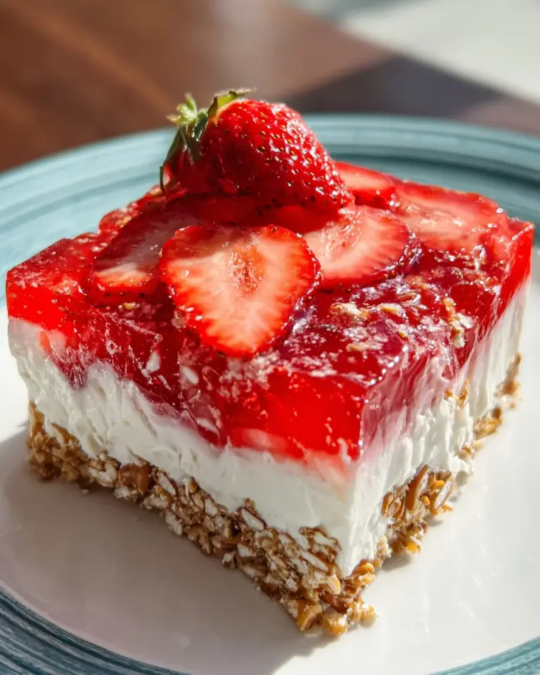 Strawberry Pretzel Jello Salad