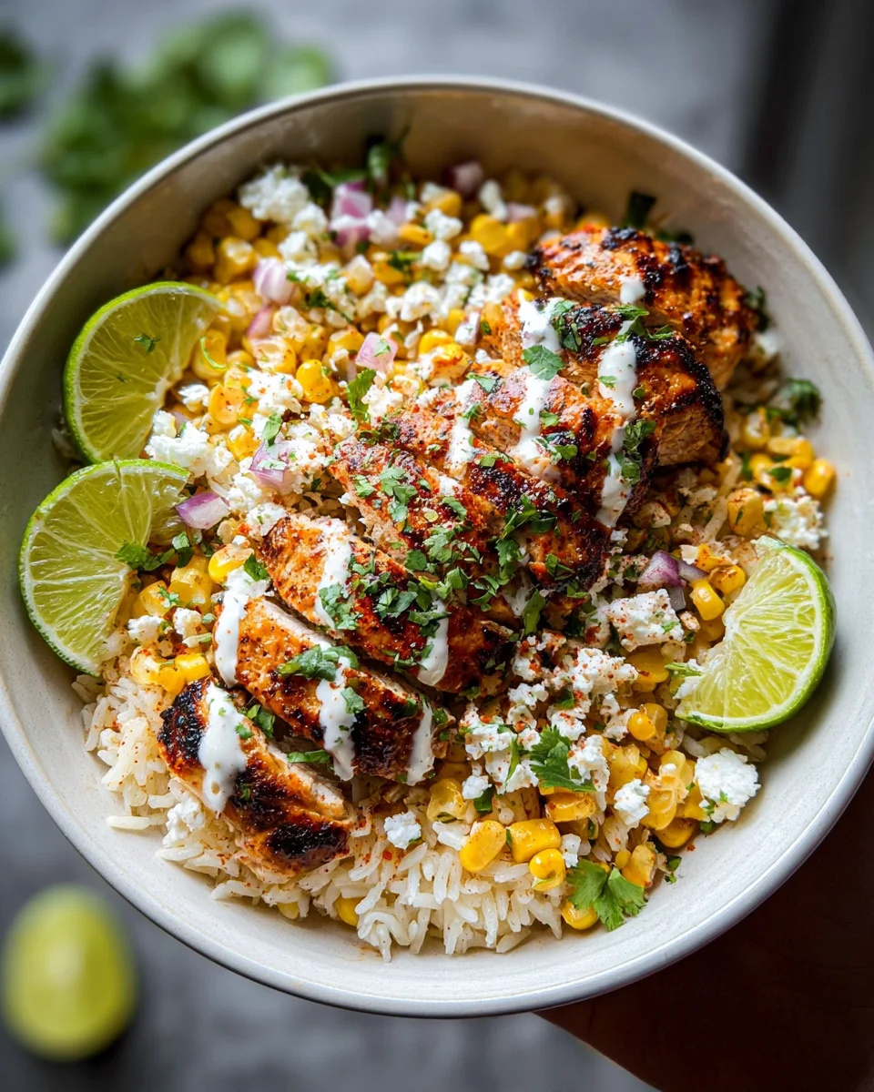 Street Corn Chicken Rice Bowl Street