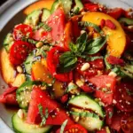 Summer Peach Watermelon Salad Summer Peach Watermelon Salad