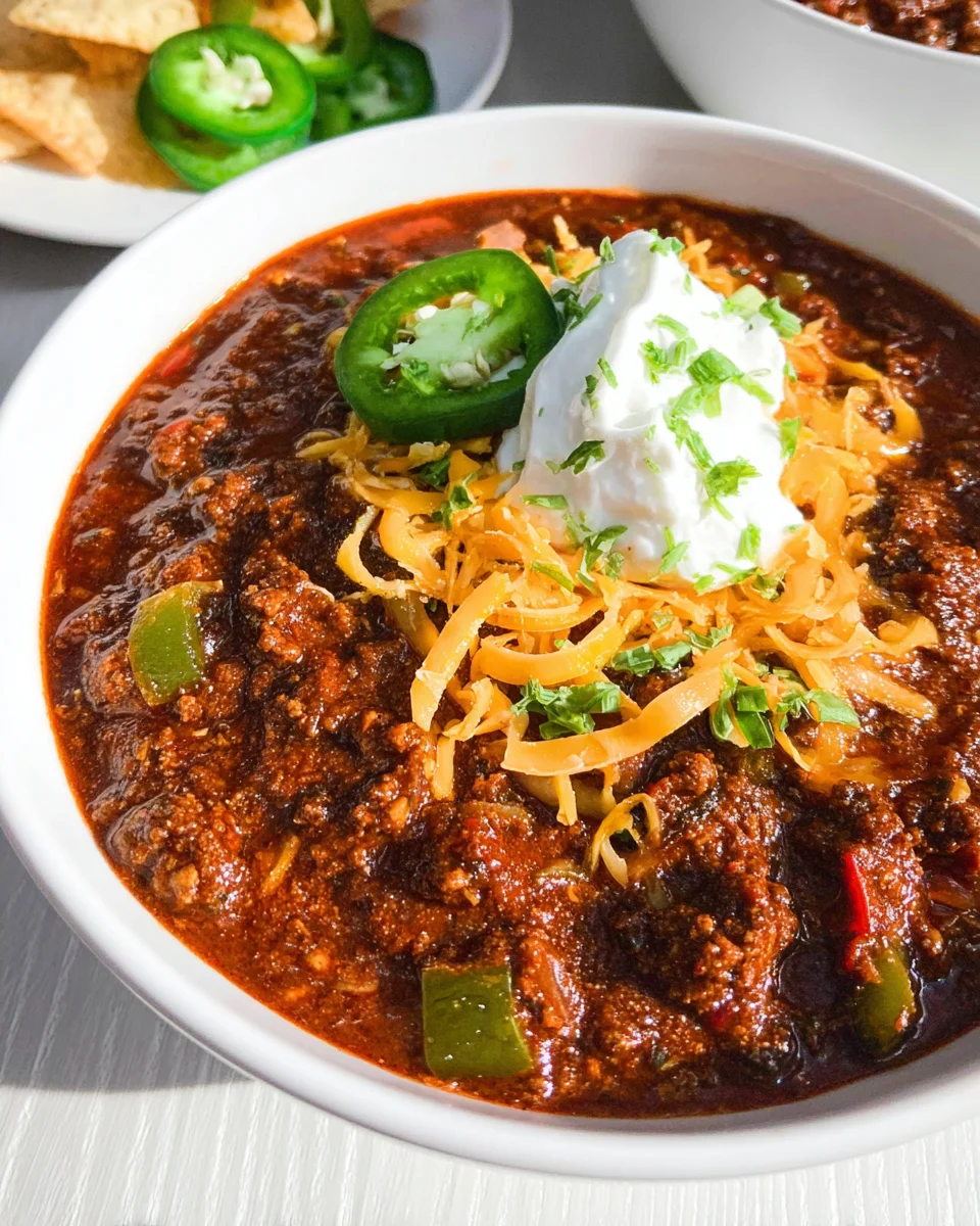 Texas No Beans Chili Texas