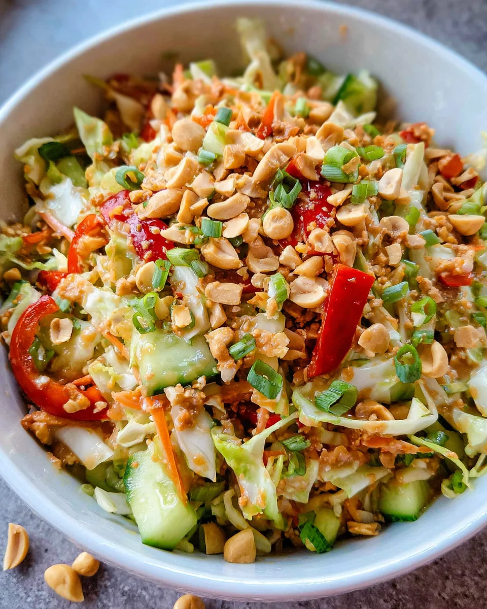 Thai Peanut Salad Thai