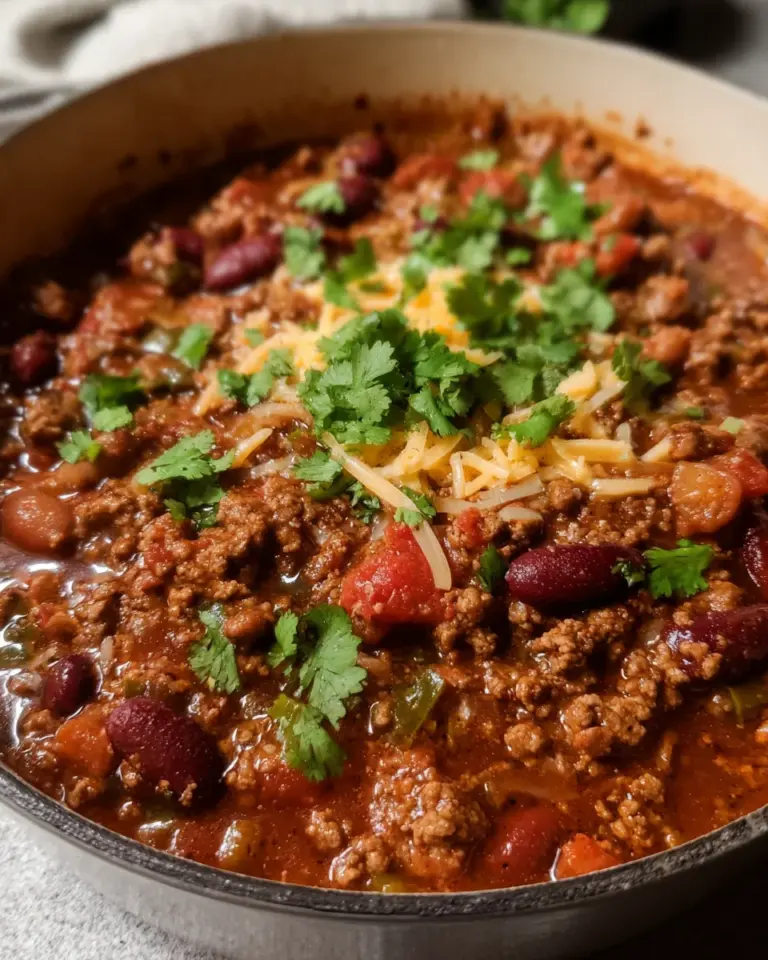 The Best Homemade Stovetop Chili