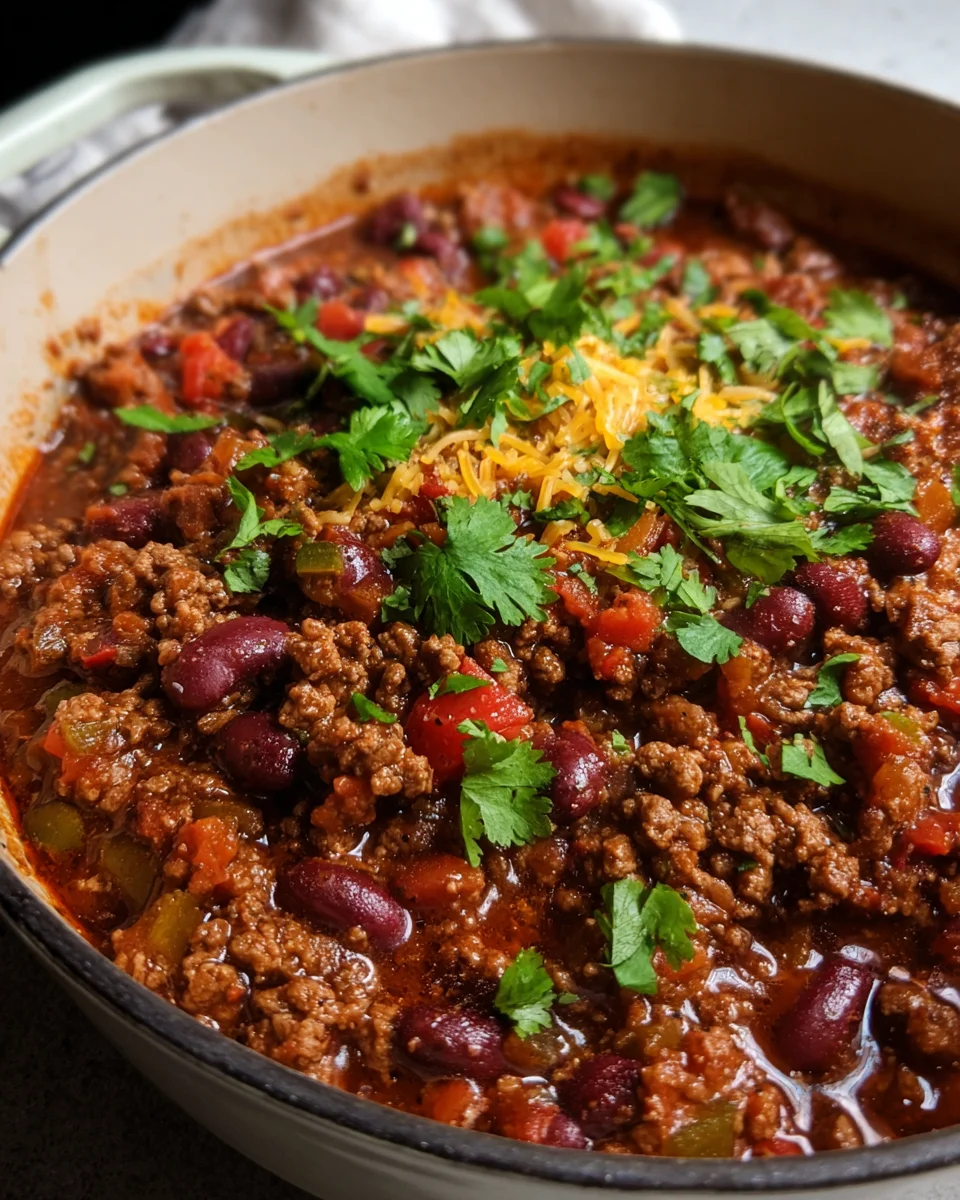 The Best Homemade Stovetop Chili The