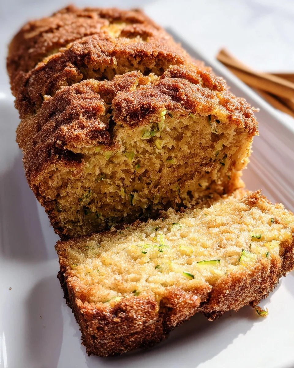 The Best Snickerdoodle Zucchini Bread The