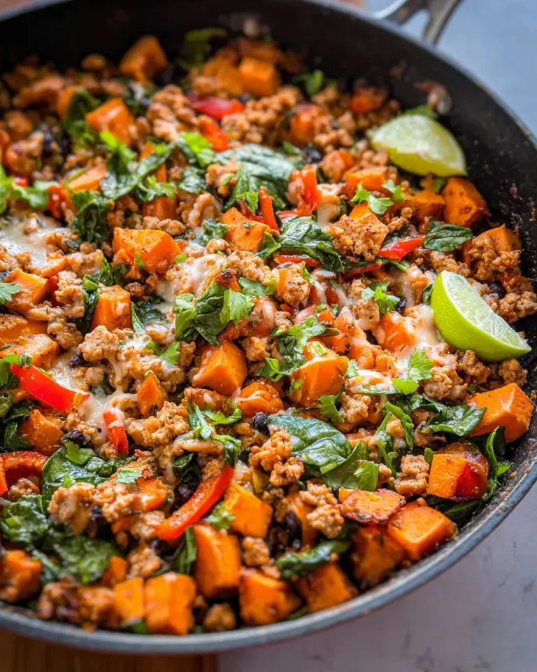 Turkey Sweet Potato Skillet