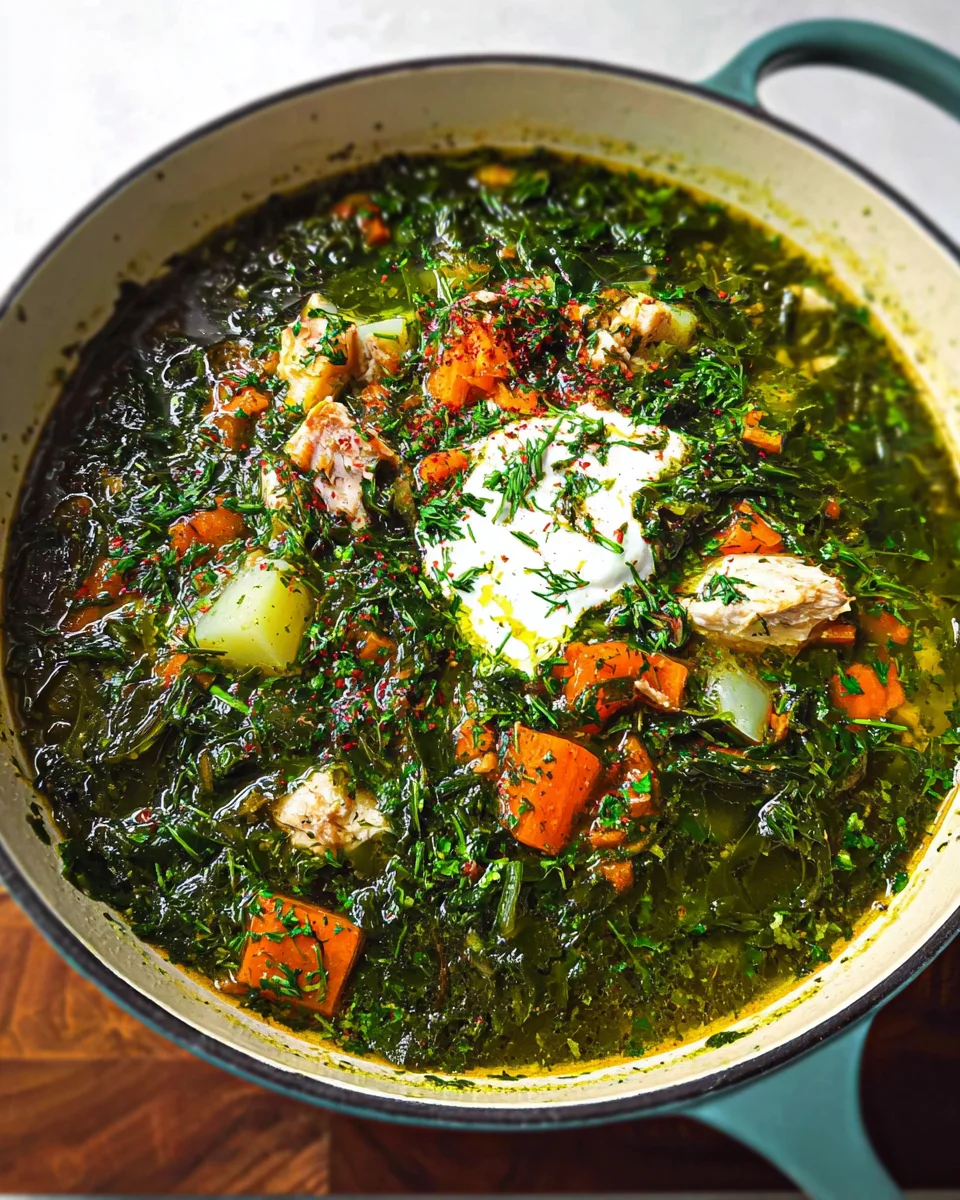 Ukrainian Green Borscht Ukrainian