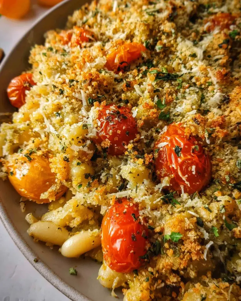 White Bean and Pesto Bake