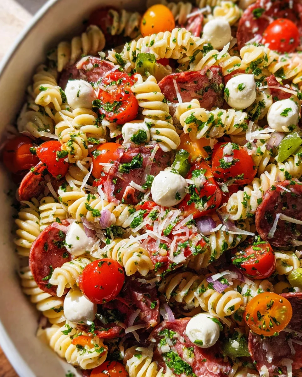 Zesty Italian Pasta Salad Zesty