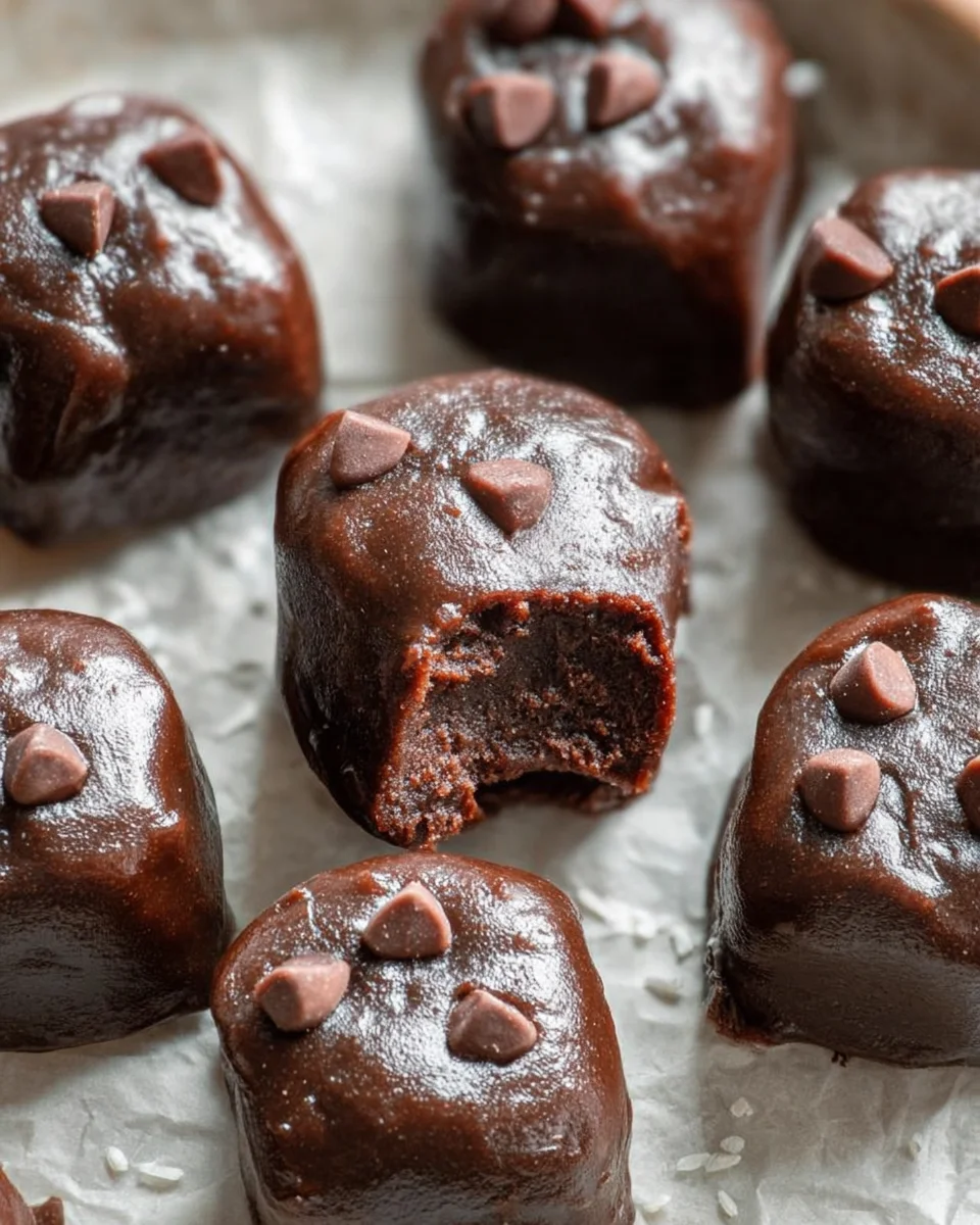 3-Ingredient No Bake Brownie Bites 3-Ingredient No Bake Brownie Bites