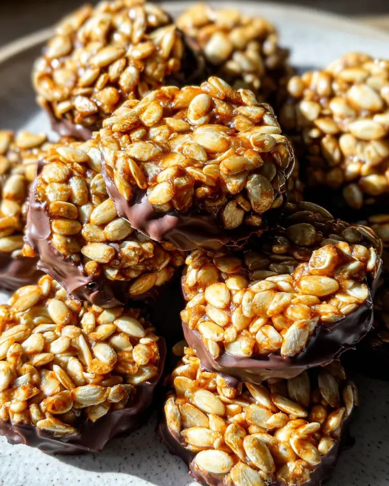 4-Ingredient Sunflower Seed Chocolate Bites