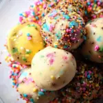 Applesauce Birthday Cake Protein Balls Applesauce Birthday Cake Protein Balls