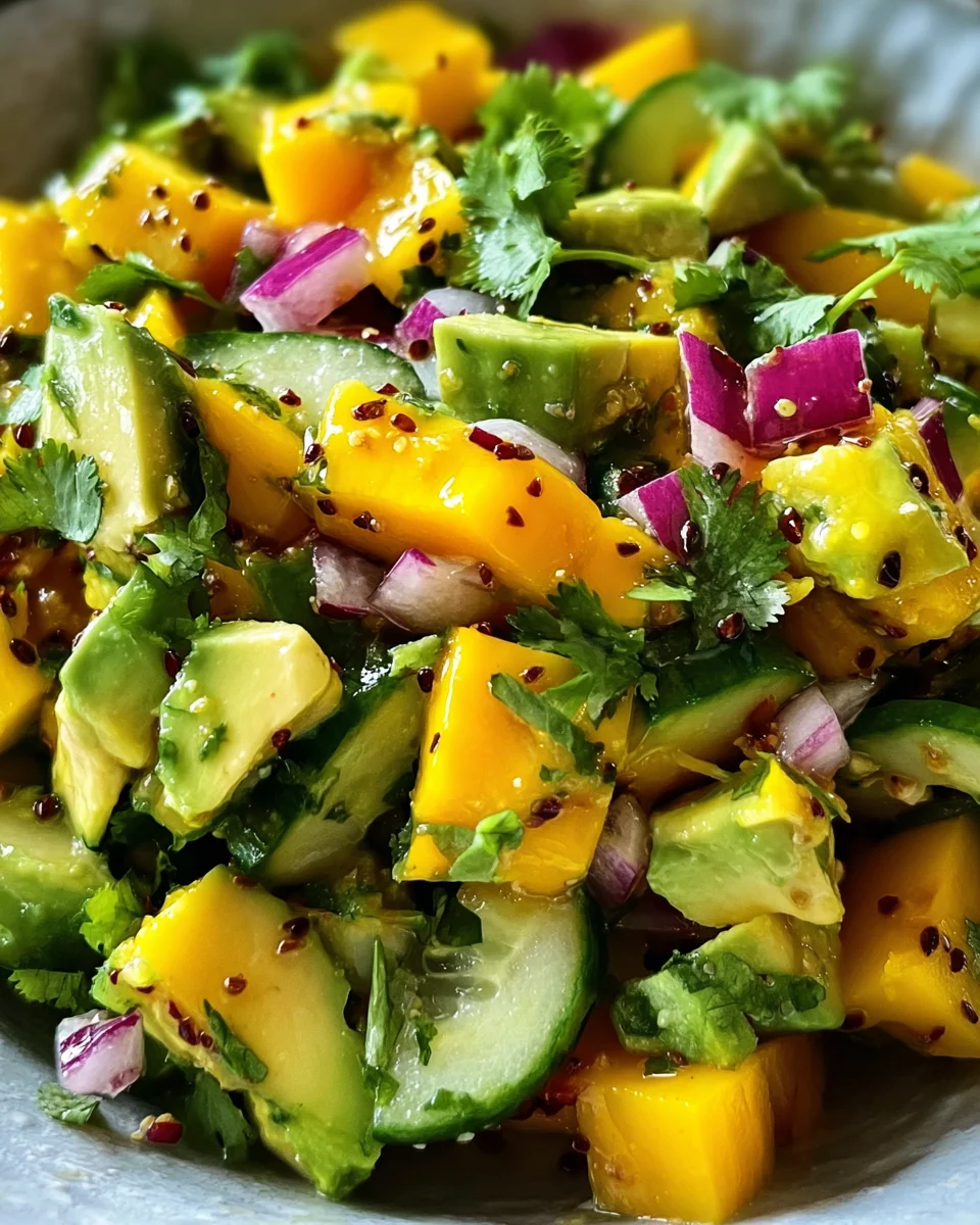 Avocado Mango Salad Avocado