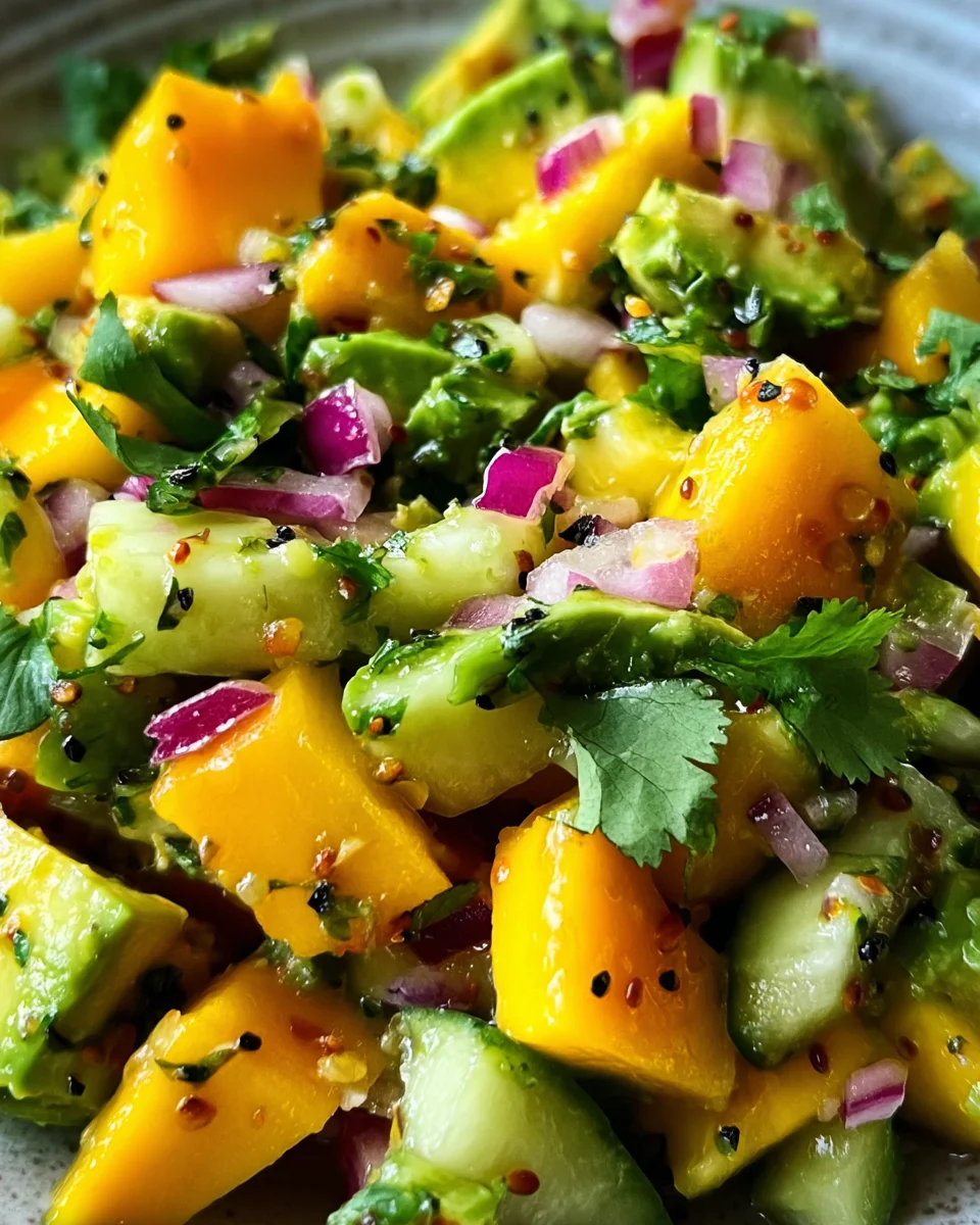Avocado Mango Salad Avocado