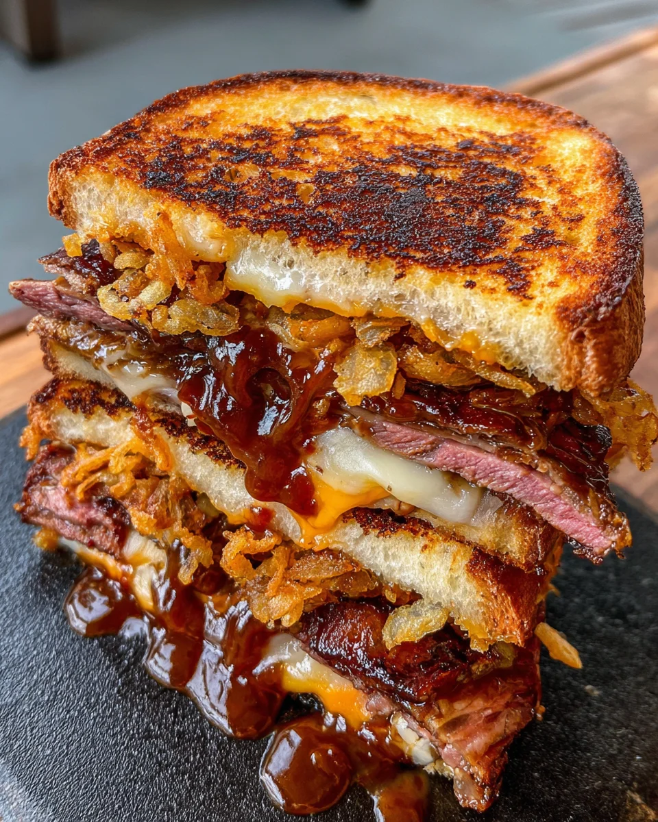 BBQ Brisket Melts BBQ