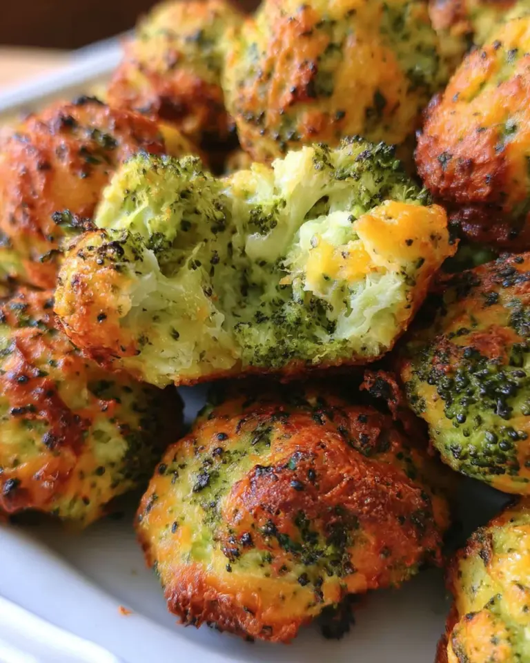 Baked Broccoli Cheese Balls