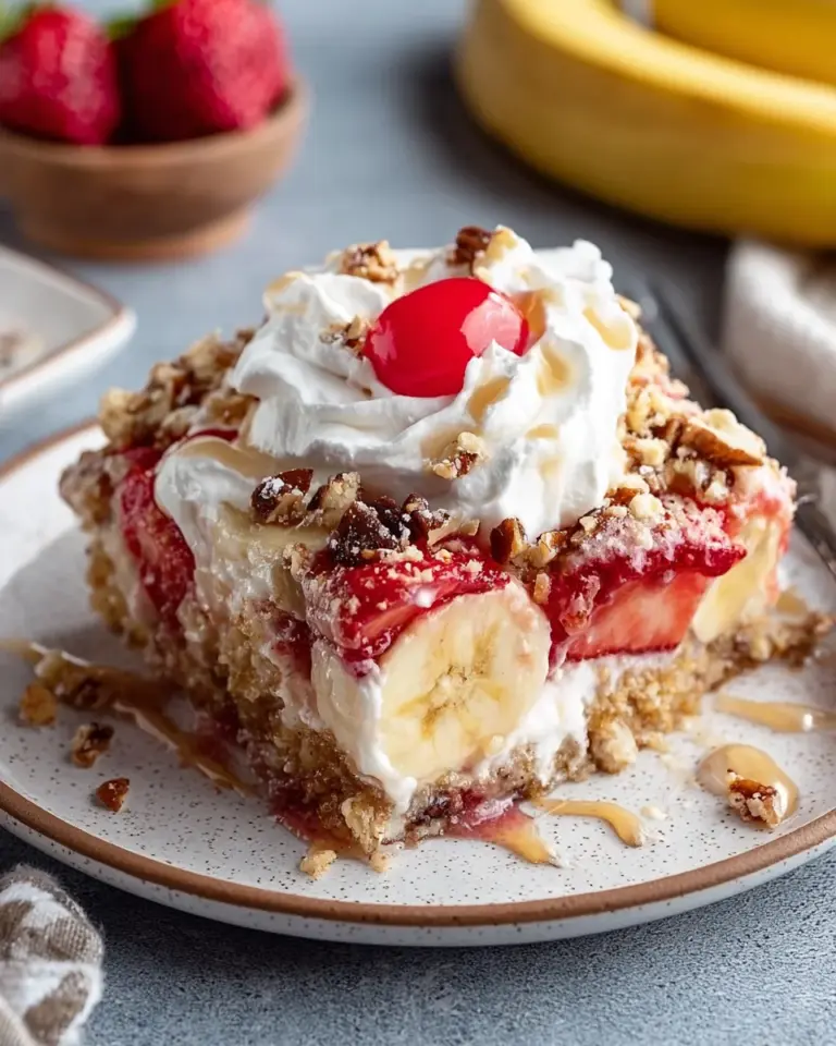 Banana Split Dump Cake Recipe