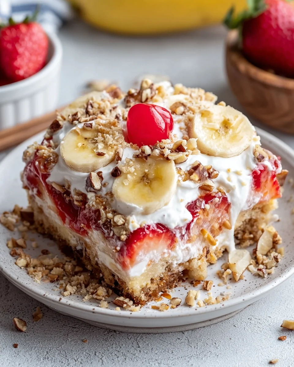 Banana Split Dump Cake Recipe Banana