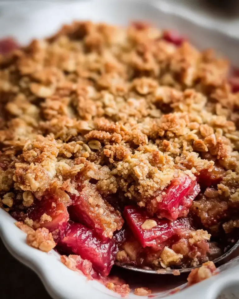 Best Rhubarb Crisp