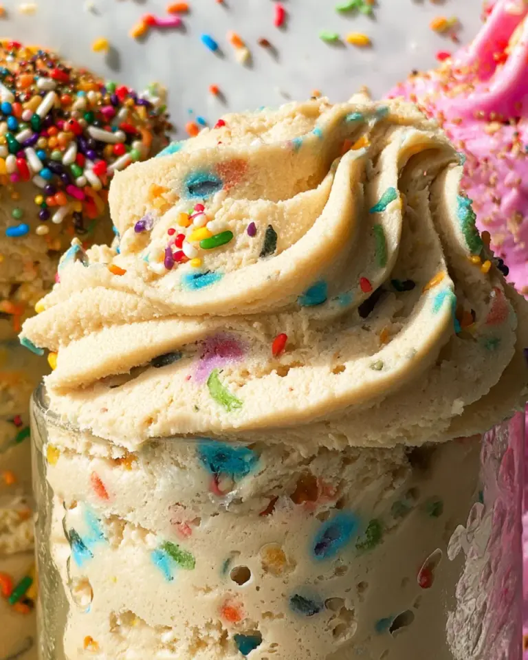 Birthday Cake Protein Cookie Dough