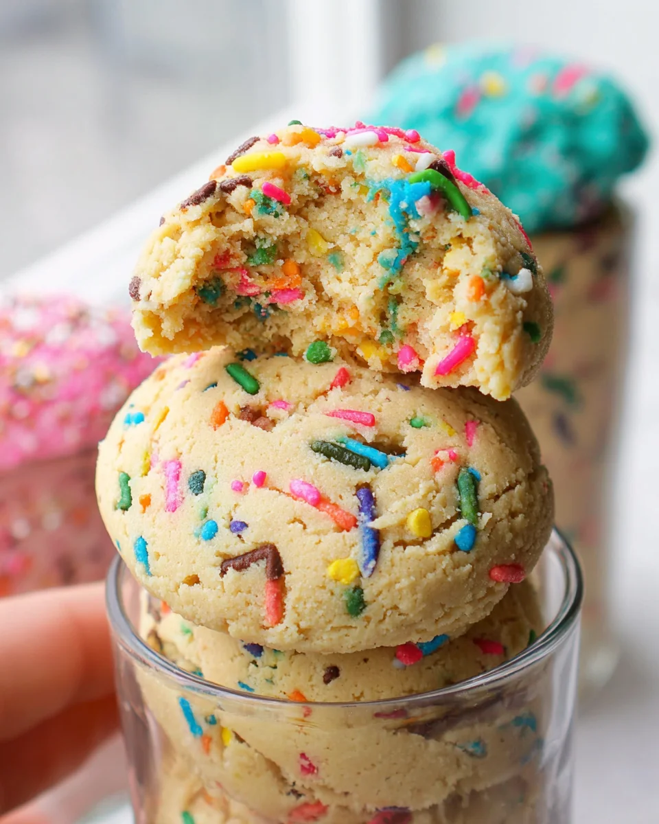 Birthday Cake Protein Cookie Dough Birthday