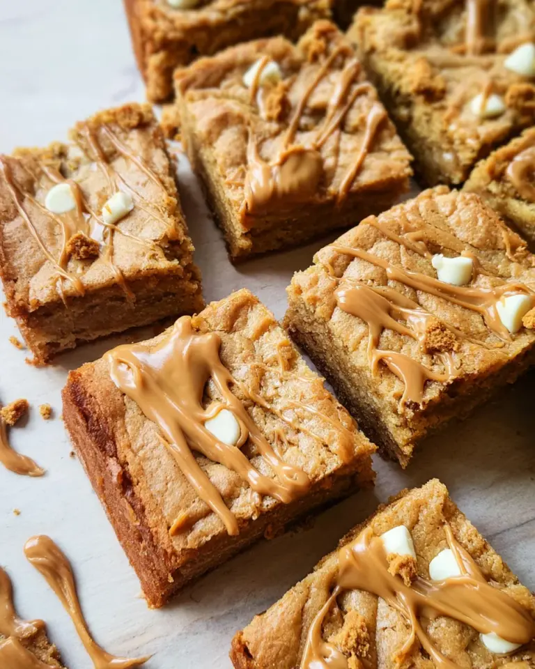 Biscoff Blondies