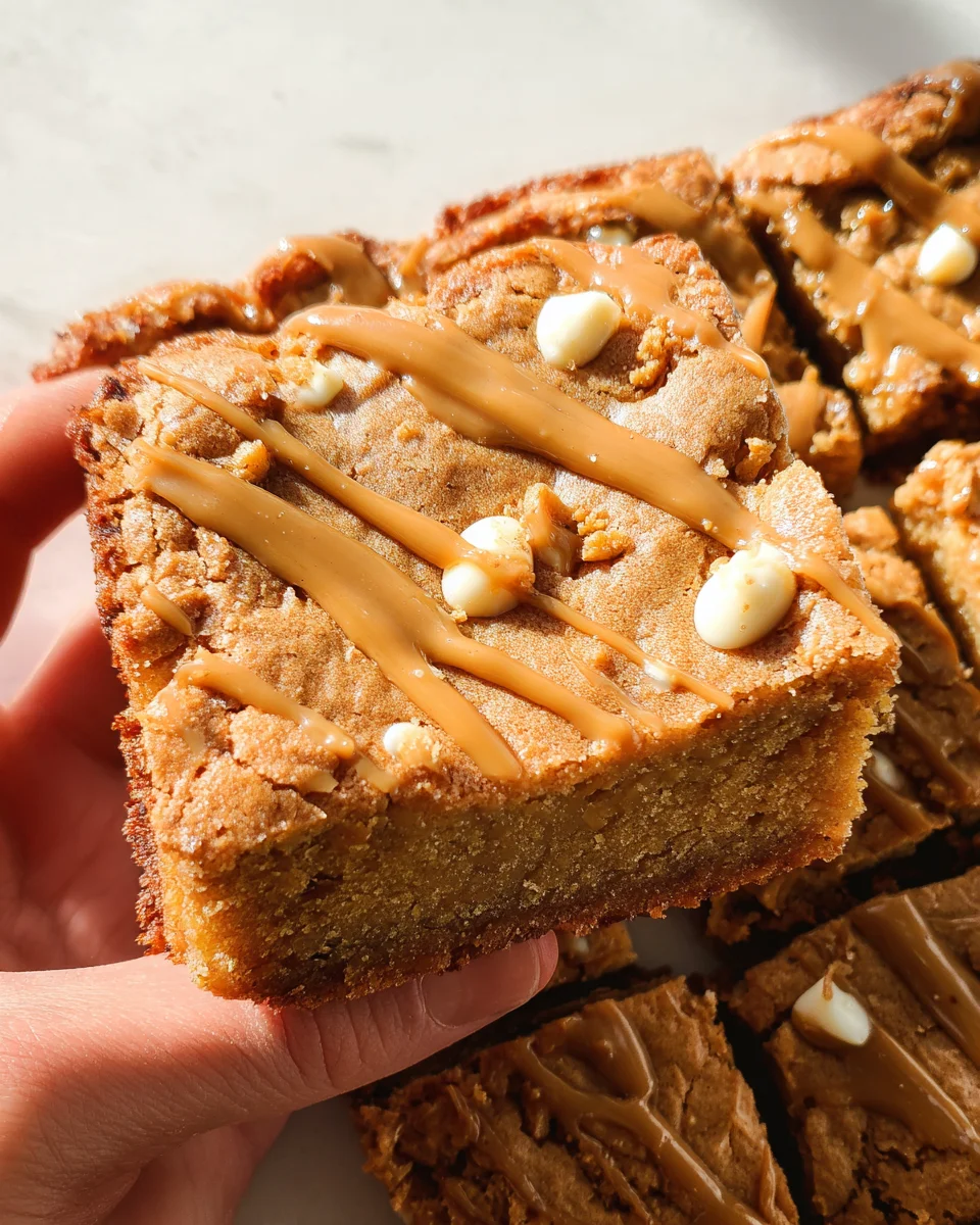Biscoff Blondies Biscoff