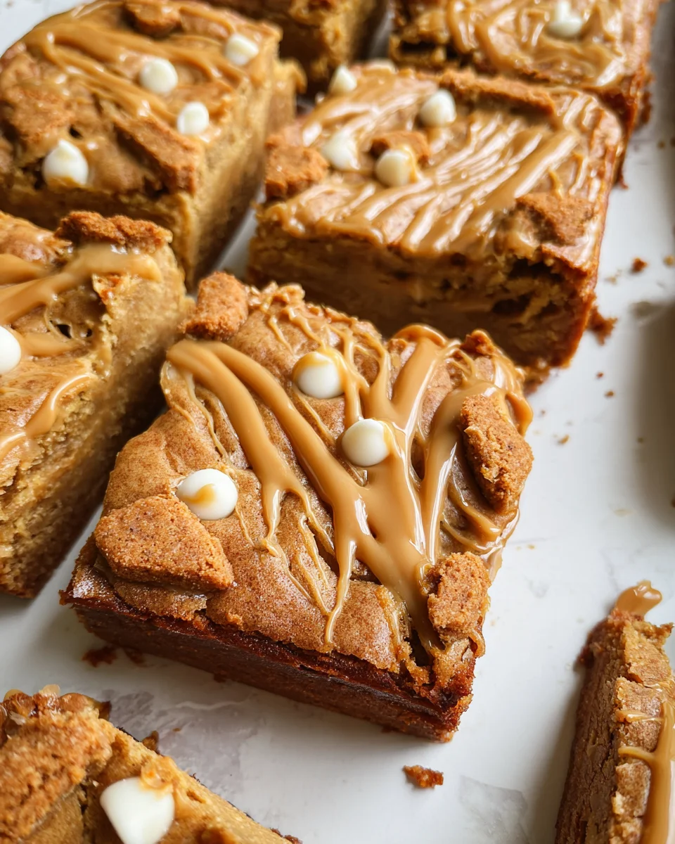 Biscoff Blondies Biscoff
