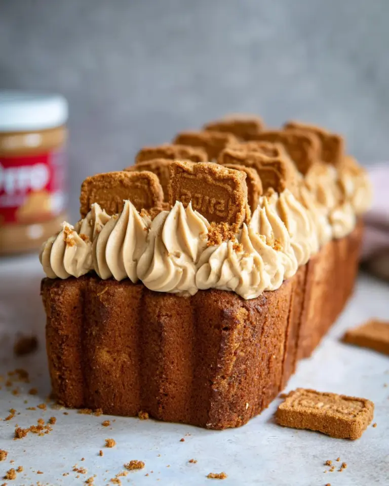 Biscoff Loaf Cake
